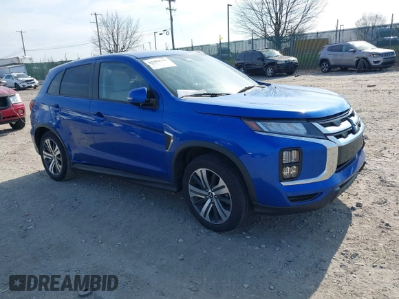 2021 Mitsubishi Outlander Sport SE with VIN JA4APVAU4MU029461, listed as a IAAI auction lot 41902731 with 32,016 mi miles. Bid and sale history available at carsss.com. Image 1.