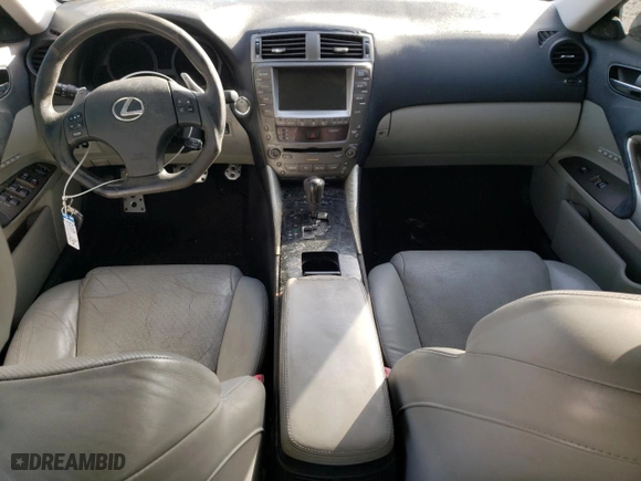 2008 Lexus IS 350 with VIN JTHBE262385020660, listed as a Copart auction lot 48956085 with 230,925 mi miles and Salvage Title. Bid and sale history available at carsss.com. Image 8.