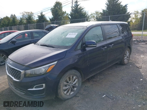 2020 Kia Sedona LX with VIN KNDMB5C1XL6618392, listed as a IAAI auction lot 40519236 with 27,890 mi miles. Bid and sale history available at carsss.com. Image 17.