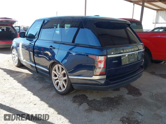 2013 Land Rover Range Rover HSE z VIN SALGS2DF2DA111662, wystawiony jako IAAI lot #41806393 z przebiegiem 167 259 mil mil oraz . Historia ofert i sprzedaży dostępna na DreamBid. Obrazek 3.