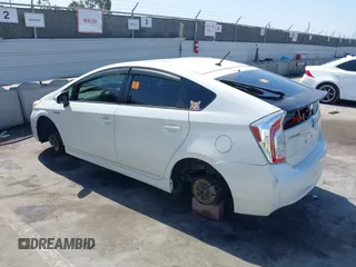 2015 Toyota Prius Four with VIN JTDKN3DU8F1984106, listed as a IAAI auction lot 42676087 with 54,956 mi miles and . Bid and sale history available at DreamBid. Image 3.