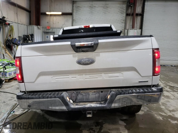2018 Ford F-150 XL with VIN 1FTFW1EG5JFA02667, listed as a Copart auction lot 45226685 with 349,980 mi miles and Salvage Title. Bid and sale history available at DreamBid. Image 6.