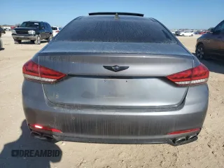 2015 Hyundai Genesis 5.0L with VIN KMHGN4JF4FU064002, listed as a Copart auction lot 46716195 with 138,992 mi miles and Salvage Title. Bid and sale history available at carsss.com. Image 6.