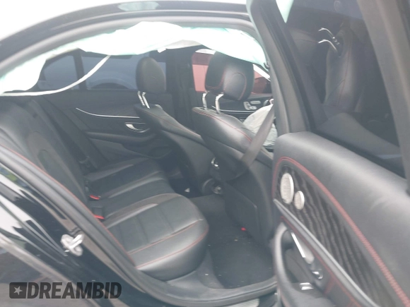 2018 Mercedes-Benz E-Class AMG E 43 with VIN WDDZF6EB3JA443828, listed as a IAAI auction lot 41877082 with 95,651 mi miles. Bid and sale history available at carsss.com. Image 8.