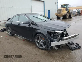 2017 Mercedes-Benz CLA 250 with VIN WDDSJ4GB9HN465868, listed as a Copart auction lot 85603854 with Not Provided miles and Salvage Title. Bid and sale history available at DreamBid. Image 4.