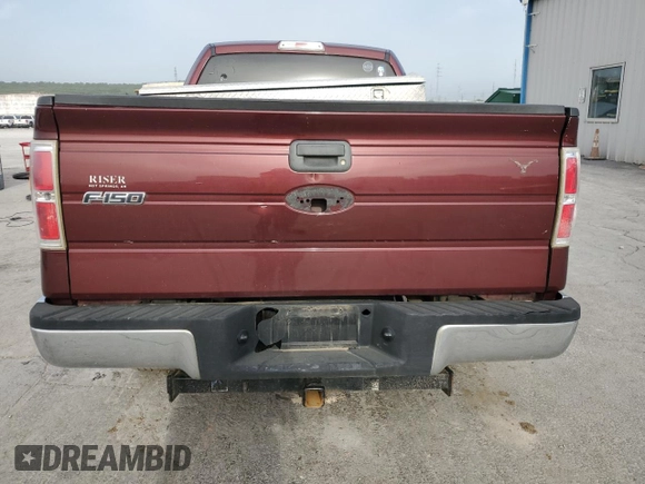 2010 Ford F-150 XL with VIN 1FTEX1C84AFB07754, listed as a Copart auction lot 55527995 with 236,226 mi miles and Salvage title. Bid and sale history available at DreamBid. Image 6.
