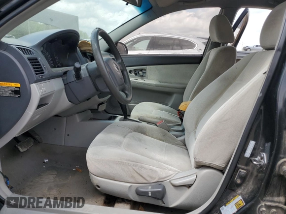 2006 Kia Spectra EX with VIN KNAFE121865361279, listed as a Copart auction lot 53486935 with 219,919 mi miles and Salvage Title. Bid and sale history available at carsss.com. Image 7.