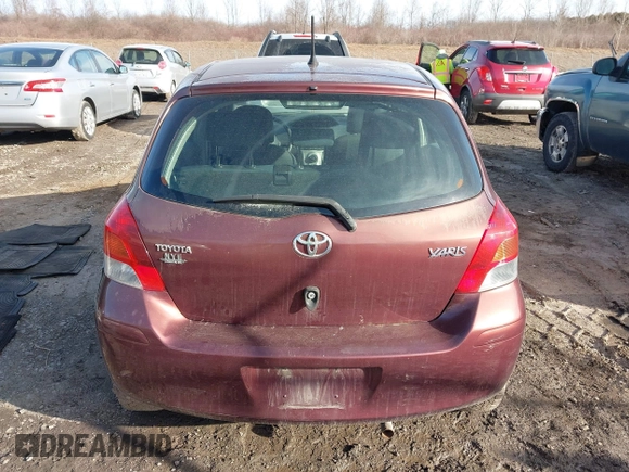 2009 Toyota Yaris with VIN JTDKT903X95258654, listed as a IAAI auction lot 41759756 with 93,810 mi miles. Bid and sale history available at carsss.com. Image 16.