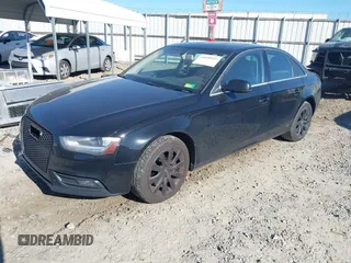 2013 Audi A4 Premium with VIN WAUAFAFL8DA147870, listed as a IAAI auction lot 41690927 with 115,030 mi miles. Bid and sale history available at carsss.com. Image 2.