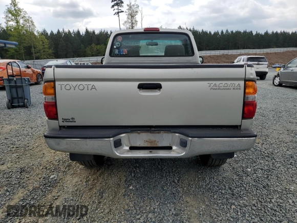 2001 Toyota Tacoma PreRunner with VIN 5TENM92N21Z783248, listed as a Copart auction lot 52572235 with 206,536 mi miles and Salvage title. Bid and sale history available at DreamBid. Image 6.