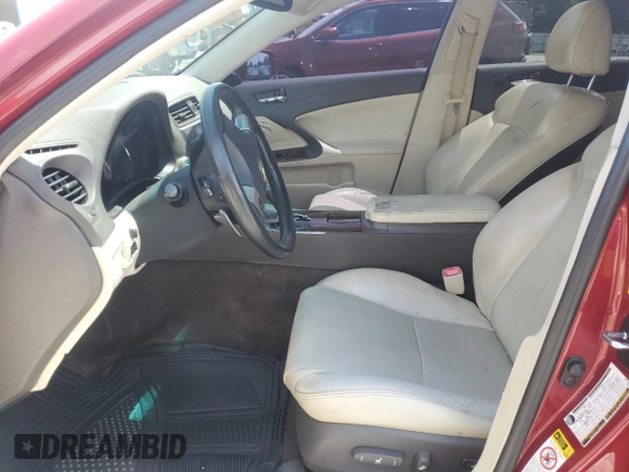 2011 Lexus IS 250 with VIN JTHCF5C20B5048141, listed as a Copart auction lot 56242515 with Not provided miles and Salvage title. Bid and sale history available at DreamBid. Image 7.