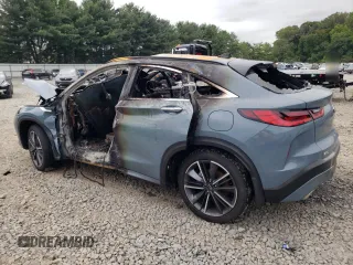 2024 Infiniti QX55 Luxe with VIN 3PCAJ5JR5RF110326, listed as a Copart auction lot 45185605 with Not Provided miles and Salvage Title. Bid and sale history available at DreamBid. Image 2.
