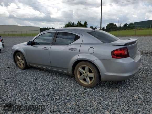 2013 Dodge Avenger SXT with VIN 1C3CDZCB5DN702864, listed as a Copart auction lot 59860115 with 168,087 mi miles and Salvage title. Bid and sale history available at DreamBid. Image 2.
