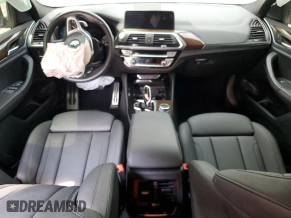 2020 BMW X4 M40i with VIN 5UX2V5C07L9B55214, listed as a Copart auction lot 49868665 with 46,287 mi miles and Salvage Title. Bid and sale history available at carsss.com. Image 8.