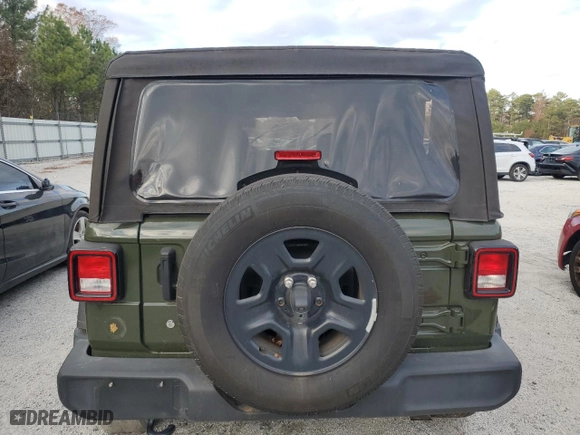 2021 Jeep Wrangler Unlimited Willys with VIN 1C4HJXDNXMW502256, listed as a Copart auction lot 84746614 with 25,664 mi miles and Clean Title. Bid and sale history available at carsss.com. Image 6.