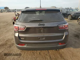 2020 Jeep Compass Latitude with VIN 3C4NJCBB3LT205774, listed as a Copart auction lot 43865785 with 62,880 mi miles and Salvage Title. Bid and sale history available at carsss.com. Image 6.