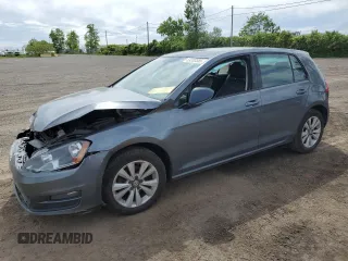 2015 Volkswagen Golf TSI S z VIN 3VW117AU5FM074903, wystawiony jako Copart lot #59208885 z przebiegiem 182 550 mil mil oraz Szkoda całkowita • Salvage title. Historia ofert i sprzedaży dostępna na DreamBid. Obrazek 1.