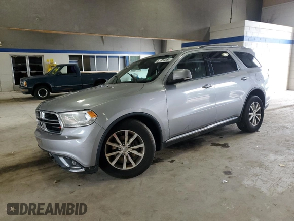 2015 Dodge Durango Limited with VIN 1C4RDHDG7FC781740, listed as a Copart auction lot 63334885 with 176,632 mi miles and Clean title. Bid and sale history available at DreamBid. Image 1.