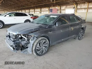 2021 Volkswagen Jetta SEL with VIN 3VWE57BU5MM030871, listed as a Copart auction lot 48423765 with 67,387 mi miles and Salvage title. Bid and sale history available at DreamBid. Image 1.