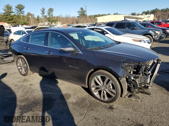 2022 Chevrolet Malibu Premier with VIN 1G1ZE5SX3NF204014, listed as a Copart auction lot 80215274 with 31,249 mi miles and Salvage Title. Bid and sale history available at DreamBid. Image 4.
