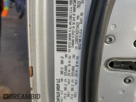 2013 Ram 1500 Tradesman with VIN 1C6RR7KT4DS710422, listed as a Copart auction lot 81361704 with 155,888 mi miles and Salvage Title. Bid and sale history available at carsss.com. Image 12.