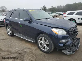 2014 Mercedes-Benz M-Class ML 350 with VIN 4JGDA5JB0EA386539, listed as a Copart auction lot 43509915 with 134,627 mi miles and Salvage Title. Bid and sale history available at carsss.com. Image 4.