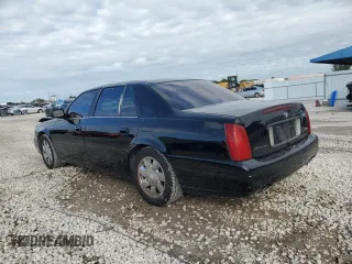 2002 Cadillac DeVille DTS with VIN 1G6KF57962U233811, listed as a Copart auction lot 80435034 with 62,005 mi miles and Salvage Title. Bid and sale history available at carsss.com. Image 2.