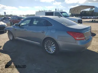 2015 Hyundai Equus Ultimate with VIN KMHGH4JH4FU094223, listed as a Copart auction lot 80720744 with 57,957 mi miles and Salvage title. Bid and sale history available at DreamBid. Image 2.