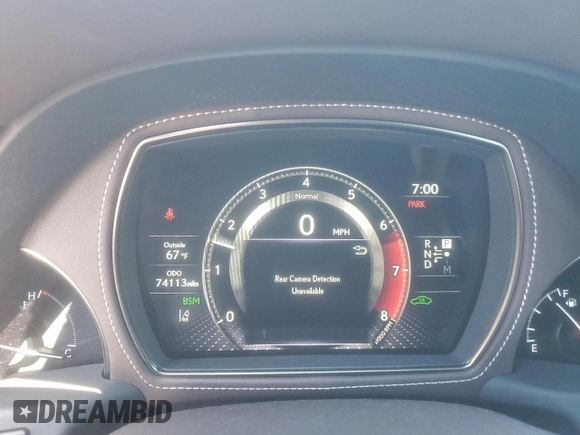 2018 Lexus LS 500 with VIN JTHB51FF3J5003831, listed as a Copart auction lot 44027965 with 74,113 mi miles and Salvage title. Bid and sale history available at DreamBid. Image 9.