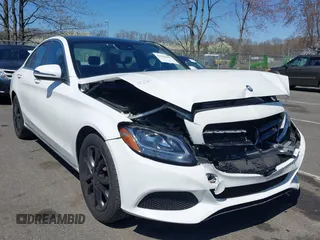 2016 Mercedes-Benz C C 300 Luxury with VIN WDDWF4KB3GR139257, listed as a IAAI auction lot 41986896 with 98,389 mi miles. Bid and sale history available at carsss.com. Image 1.