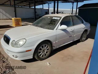 2003 Hyundai Sonata GLS with VIN KMHWF35H43A876198, listed as a Copart auction lot 45571305 with 134,928 mi miles and Clean Title. Bid and sale history available at carsss.com. Image 1.