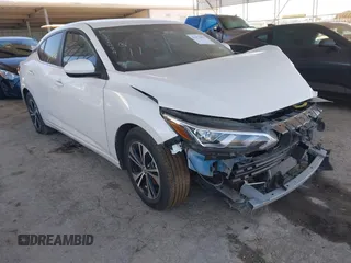 2022 Nissan Sentra SV z VIN 3N1AB8CV0NY321394, wystawiony jako IAAI lot #41473093 z przebiegiem 23 924 mil mil oraz . Historia ofert i sprzedaży dostępna na DreamBid. Obrazek 1.
