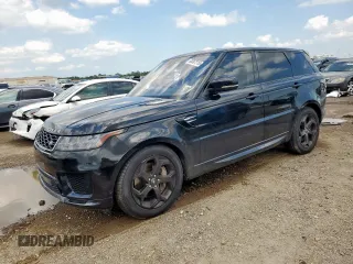2019 Land Rover Range Rover Sport HSE with VIN SALWR2RV2KA847960, listed as a Copart auction lot 60087215 with 51,424 mi miles and Salvage title. Bid and sale history available at DreamBid. Image 1.