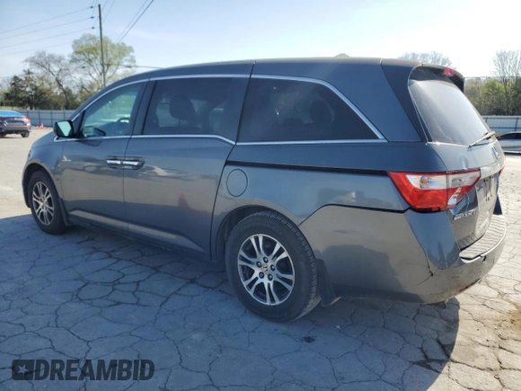 2011 Honda Odyssey EX-L with VIN 5FNRL5H69BB047150, listed as a Copart auction lot 52421595 with 198,233 mi miles and Clean Title. Bid and sale history available at DreamBid. Image 2.