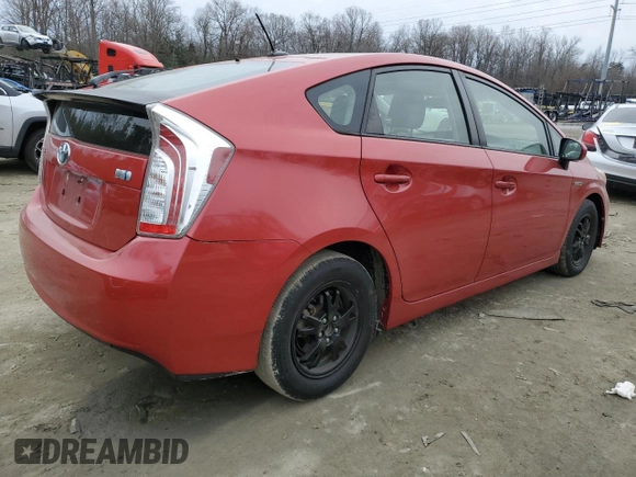 2014 Toyota Prius Four with VIN JTDKN3DU4E1827042, listed as a Copart auction lot 44680195 with 165,108 mi miles and Salvage Title. Bid and sale history available at carsss.com. Image 3.