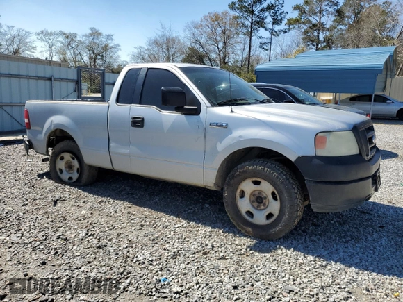 2005 Ford F-150 XL with VIN 1FTRF12275NB94238, listed as a Copart auction lot 49893695 with 283,085 mi miles and Salvage title. Bid and sale history available at DreamBid. Image 4.