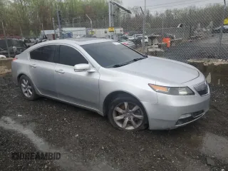 2013 Acura TL Tech with VIN 19UUA8F53DA003153, listed as a Copart auction lot 51757355 with 211,611 mi miles and Salvage Title. Bid and sale history available at carsss.com. Image 4.