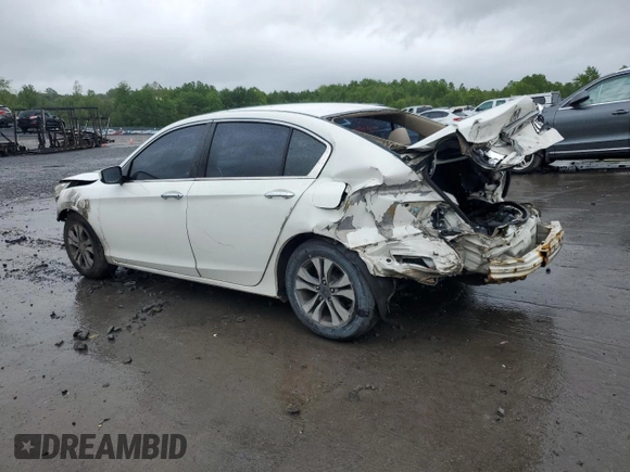 2013 Honda Accord LX z VIN 1HGCR2F36DA210121, wystawiony jako Copart lot #57988445 z przebiegiem 210 452 mil mil oraz Szkoda całkowita • Salvage title. Historia ofert i sprzedaży dostępna na DreamBid. Obrazek 2.