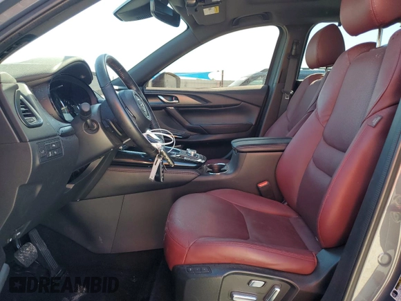 2023 Mazda CX-9 Carbon Edition with VIN JM3TCBDY8P0653953, listed as a Copart auction lot 48810905 with 27,677 mi miles and Salvage title. Bid and sale history available at DreamBid. Image 7.