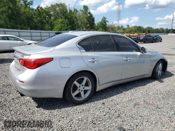 2017 Infiniti Q50 Premium with VIN JN1EV7AR0HM835617, listed as a Copart auction lot 54957965 with 161,182 mi miles and Clean Title. Bid and sale history available at DreamBid. Image 3.