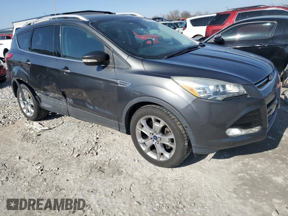2016 Ford Escape Titanium with VIN 1FMCU9J97GUC18874, listed as a Copart auction lot 48399245 with 138,133 mi miles and Salvage Title. Bid and sale history available at DreamBid. Image 4.