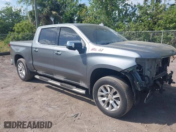 2021 Chevrolet Silverado 1500 LTZ with VIN 3GCUYGED0MG197753, listed as a IAAI auction lot 41792439 with 79,589 mi miles and . Bid and sale history available at DreamBid. Image 1.