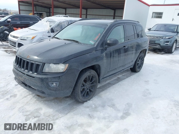 2014 Jeep Compass Sport with VIN 1C4NJCBA0ED680136, listed as a IAAI auction lot 41620604 with Not Provided miles. Bid and sale history available at carsss.com. Image 6.
