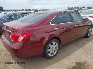 2007 Lexus ES 350 with VIN JTHBJ46G772051025, listed as a IAAI auction lot 42130494 with 185,030 mi miles. Bid and sale history available at carsss.com. Image 4.
