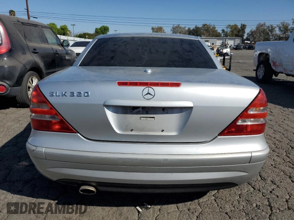 2004 Mercedes-Benz SLK-Class with VIN WDBKK65FX4F300567, listed as a Copart auction lot 78732534 with 168,685 mi miles and Clean Title. Bid and sale history available at carsss.com. Image 6.