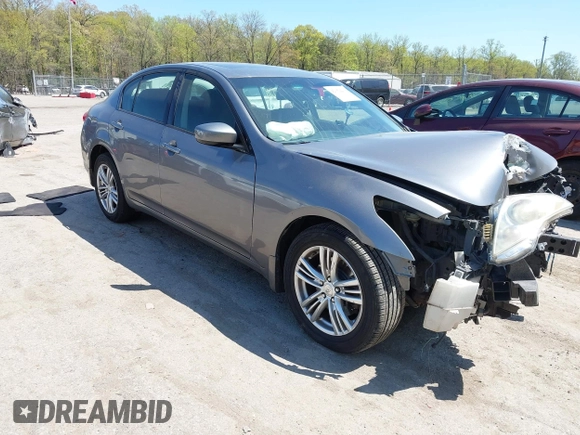 2013 Infiniti G37 x with VIN JN1CV6AR2DM358474, listed as a IAAI auction lot 42052200 with 87,273 mi miles. Bid and sale history available at carsss.com. Image 1.