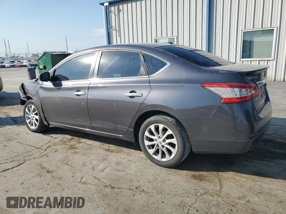2015 Nissan Sentra S with VIN 3N1AB7AP1FY367574, listed as a Copart auction lot 75416544 with 153,279 mi miles and Salvage Title. Bid and sale history available at carsss.com. Image 2.