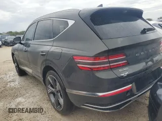 2025 Genesis GV80 Prestige with VIN KMUHEESC7SU212962, listed as a Copart auction lot 75023334 with Not Provided miles and Salvage Title. Bid and sale history available at DreamBid. Image 2.