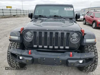 2018 Jeep Wrangler Unlimited Rubicon with VIN 1C4HJXFG4JW266438, listed as a Copart auction lot 50940075 with 75,175 mi miles and Salvage title. Bid and sale history available at DreamBid. Image 5.
