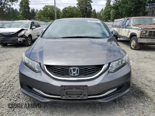 2013 Honda Civic LX with VIN 2HGFB2F55DH302308, listed as a Copart auction lot 60757165 with 70,204 mi miles and Salvage title. Bid and sale history available at DreamBid. Image 5.